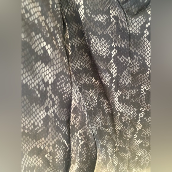 Anine Bing Renee snake print silk blouse Size S pristine condition